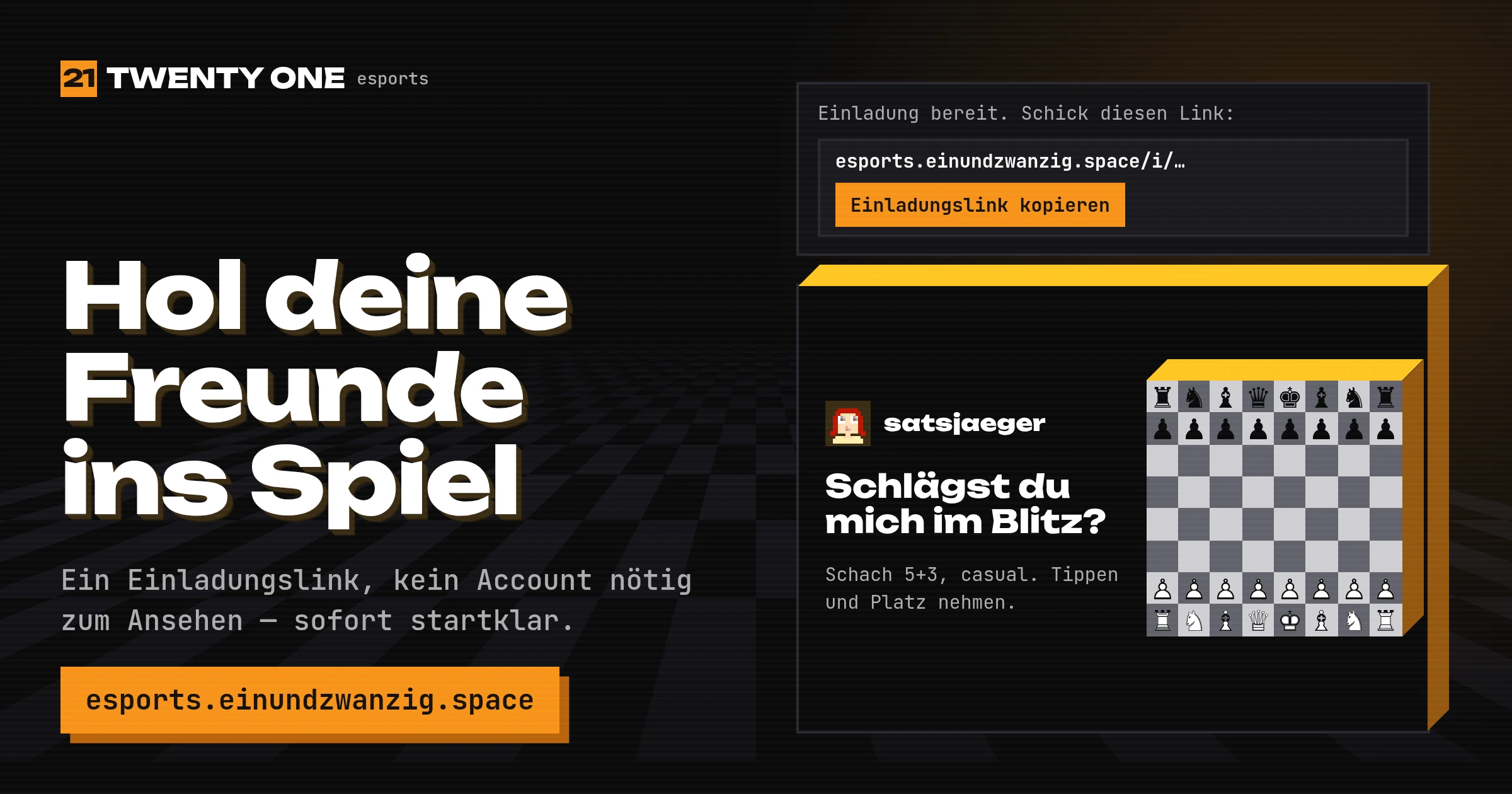 Hol deine Freunde ins Spiel